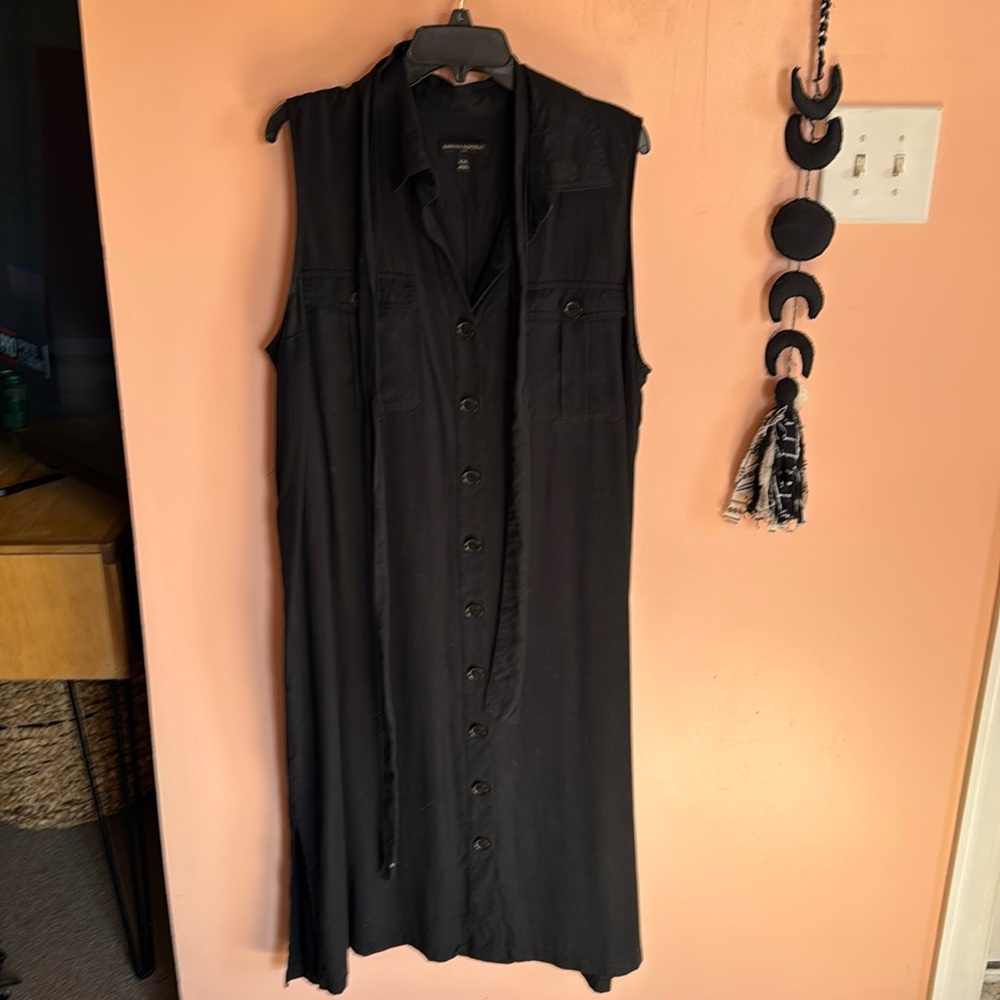 Banana republic sleeveless shirt dress size xxl